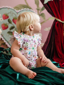 Secret Diary Sweet Bubble Romper - Egret Secret Diary Sweet Bubble Romper - Egret