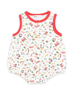 FESTIVE TOY PRINT BODYSUIT FESTIVE TOY PRINT BODYSUIT