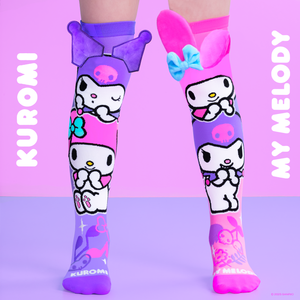 Kuromi & My Melody Knee High Socks