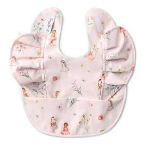 Waterproof Snuggle Bib with Frill - Fairy Dust