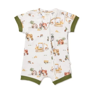 Diggers & Tractors Organic Snuggle Shortie