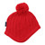 Textured Knit Beanie Red