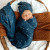Organic Cotton Baby Jersey Wrap & Beanie Set - Assorted