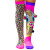 Cheeky Cheetah Knee High Socks