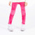 Pink Velvet Knee Patch Tights