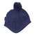 Textured Knit Beanie Navy