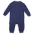 T-REX Embroidered Knit Onesie - Navy
