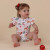 Prancer & Friends Short Sleeve Organic Bodysuit with Frill