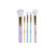 Oh Flossy 5 Piece Rainbow Makeup Brush Set
