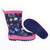 Spring Rainbow Gumboot - Navy