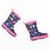 Spring Rainbow Gumboot - Navy