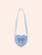 DENIM BOW HEART HANDBAG