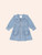 VINTAGE BOW COLLAR DENIM DRESS