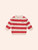 CLASSIC STRIPE HUX PULLOVER - Ember/Ecru