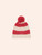 CLASSIC STRIPE BEANIE - Ember/Ecru