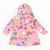 Spring Rainbow Fleece Lined Raincoat Pink