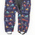 Farm Machine Print Fleece Lined Rainsuit Navy