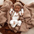 Merino Wool Bonnet & Booties - Fawn