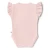 Short Sleeve Organic Bodysuit with Frill - Baby Pink
