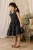 Organic Cotton Christabel Dress - Maisie Navy