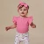 Candy Rib Short Sleeve Organic Bodysuit with Frill