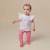 Gracie Organic Short Sleeve Top with Frill
