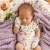 Gracie Short Sleeve Organic Bodysuit with Frill