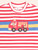 Fireman Hux Striped Tee - Racer Red/Almond Milk