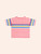 Fireman Hux Striped Tee - Racer Red/Almond Milk