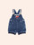 Construction Hux Knit Romper Set - Indigo Denim