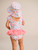 VINTAGE FLORAL PEPLUM SWIMSUIT