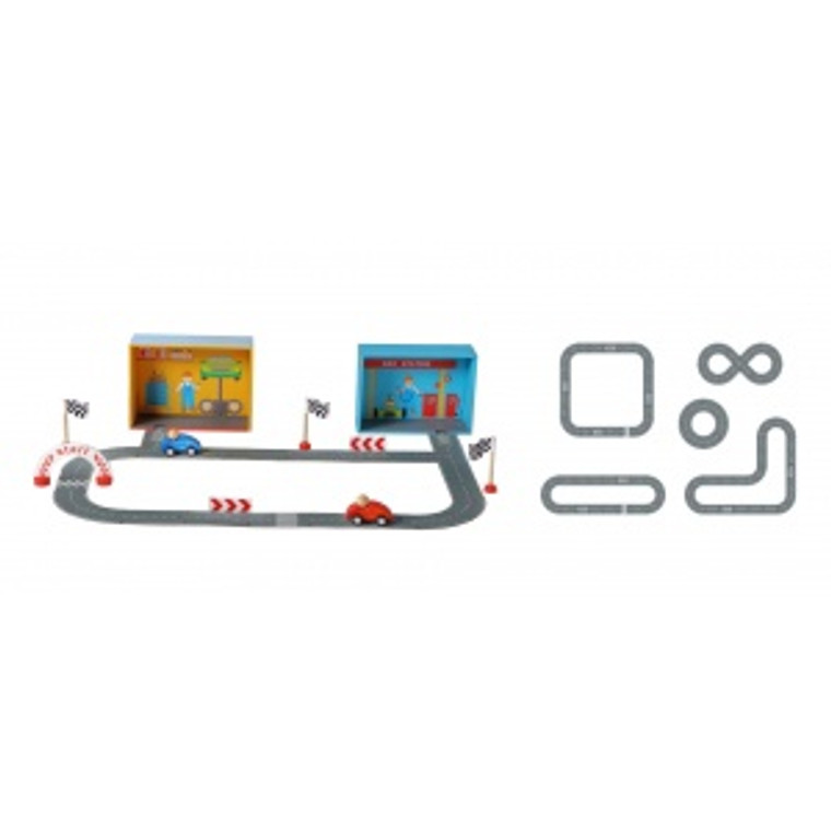 Racing Car Play Set with Puzzle