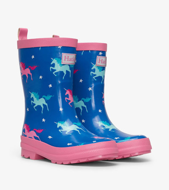 Twinkle Unicorns Shiny Rain Boots