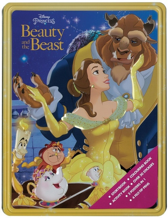 Disney Princess Beauty and the Beast Happy Tin