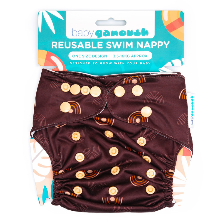 Reusable Swim Nappy - True Colours