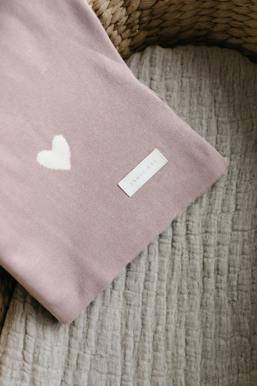 All My Heart Blanket - Powder Pink