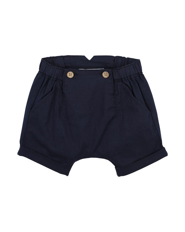 Navy Linen Blend Shorts - Baby/Toddler