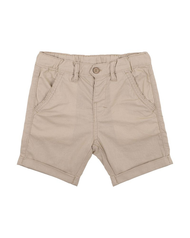 Stone Linen Blend Shorts - Child