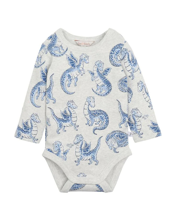 Dragon Print Bodysuit & Leggings Set