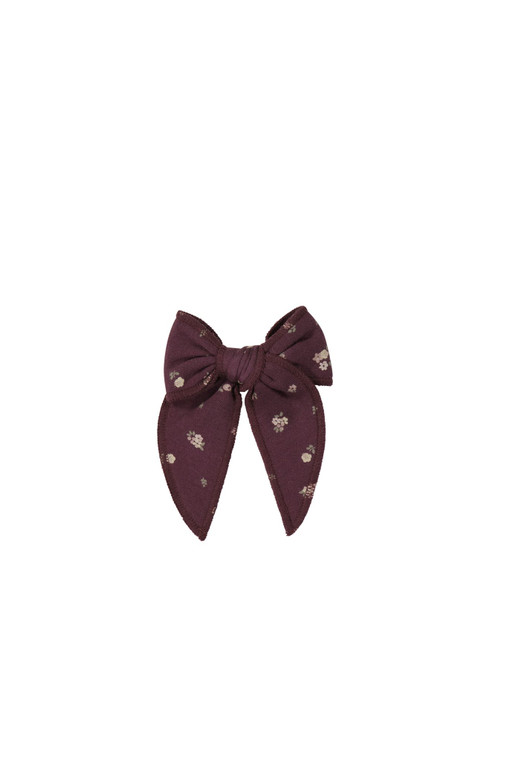 Organic Cotton Noelle Bow - Irina Fig