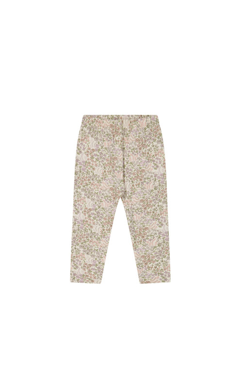 Organic Cotton Everyday Legging - April Eggnog