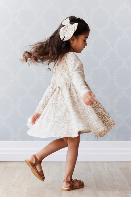 Organic Cotton Tallulah Dress - April Eggnog