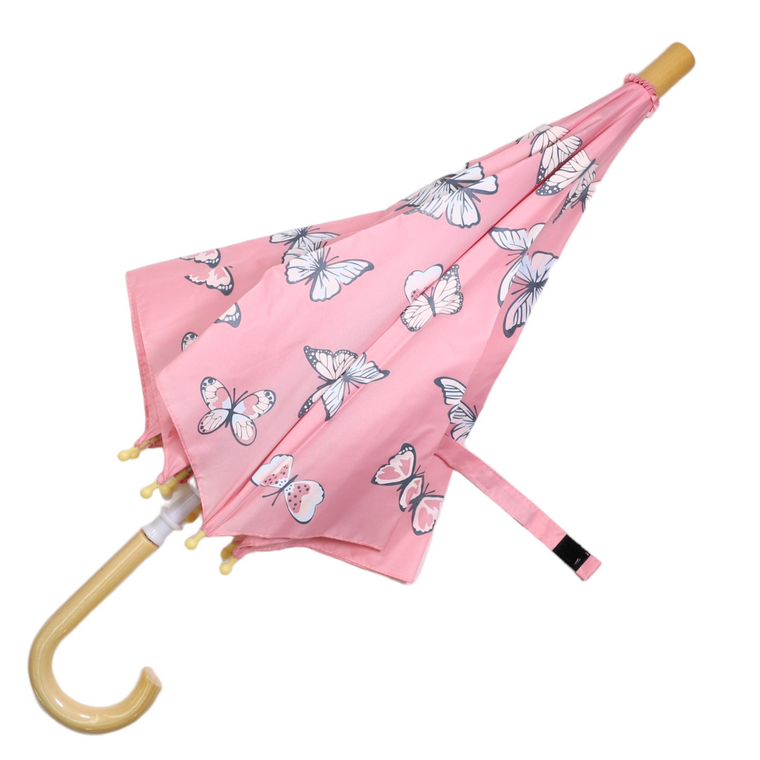 Butterfly Colour Change Umbrella - Fairytale Pink