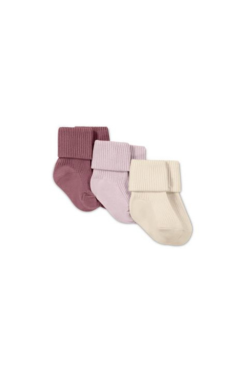 3PK Rib Sock - Lillium/Violet Tint/Milk