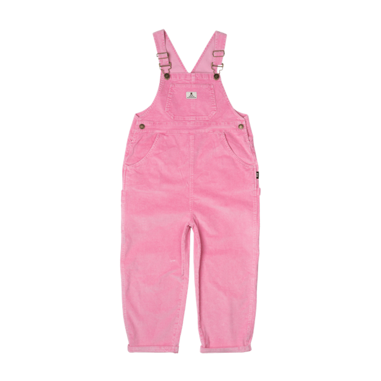 Pale Pink Cord Overalls