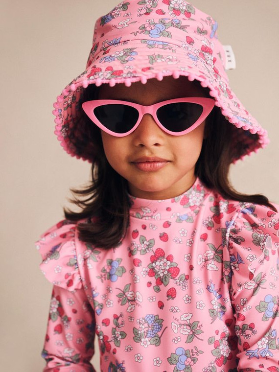 Strawberry Garden Swim Hat