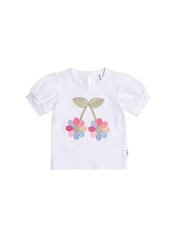 Flower Power Puff Sleeve Tee