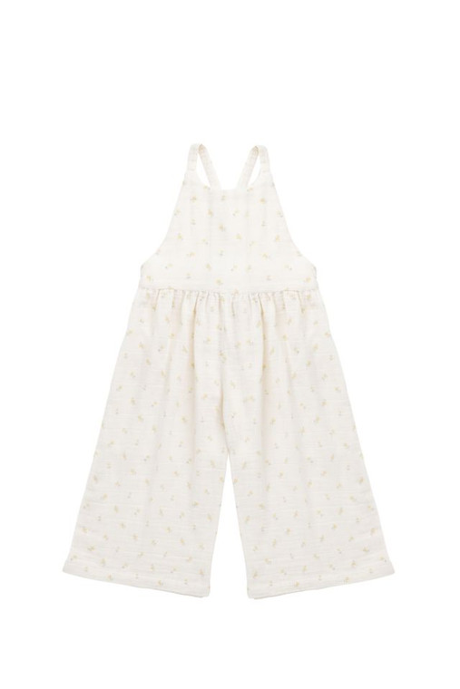 Organic Cotton Muslin Lana Jumpsuit - Vintage Ditsy Organic Cotton Muslin Lana Jumpsuit - Vintage Ditsy