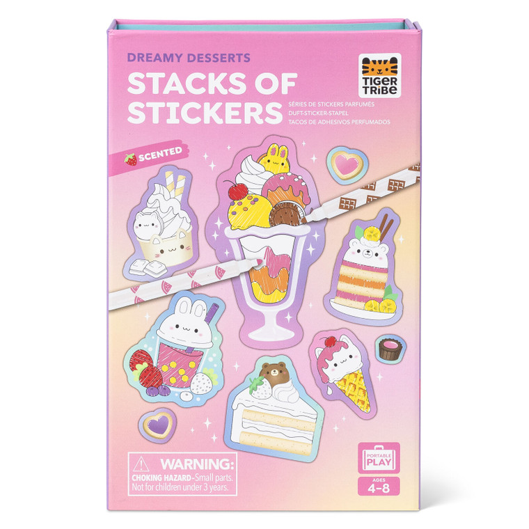 Scented Stacks Of Stickers - Dreamy Desserts