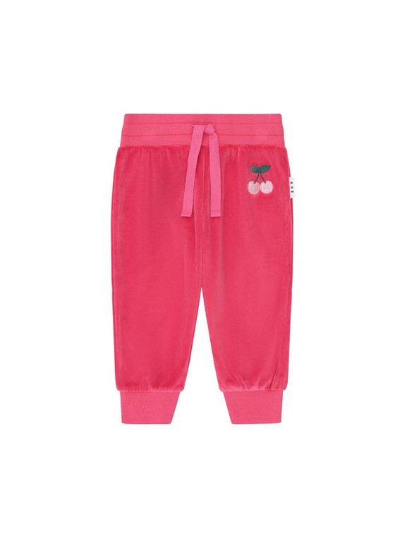 VERY CHERRY VELOUR TRACKPANT